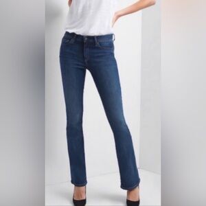 GAP Sexy Bootcut Dk Wsh Hi Rise Flare Stretch Blu Jns SZ 16/33 Classic preppy